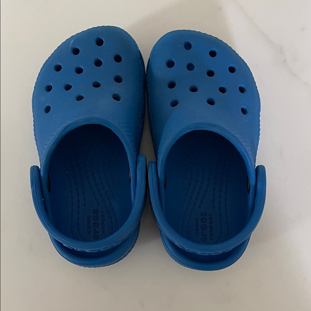 CROCS Kids Classic Blue Sandals
